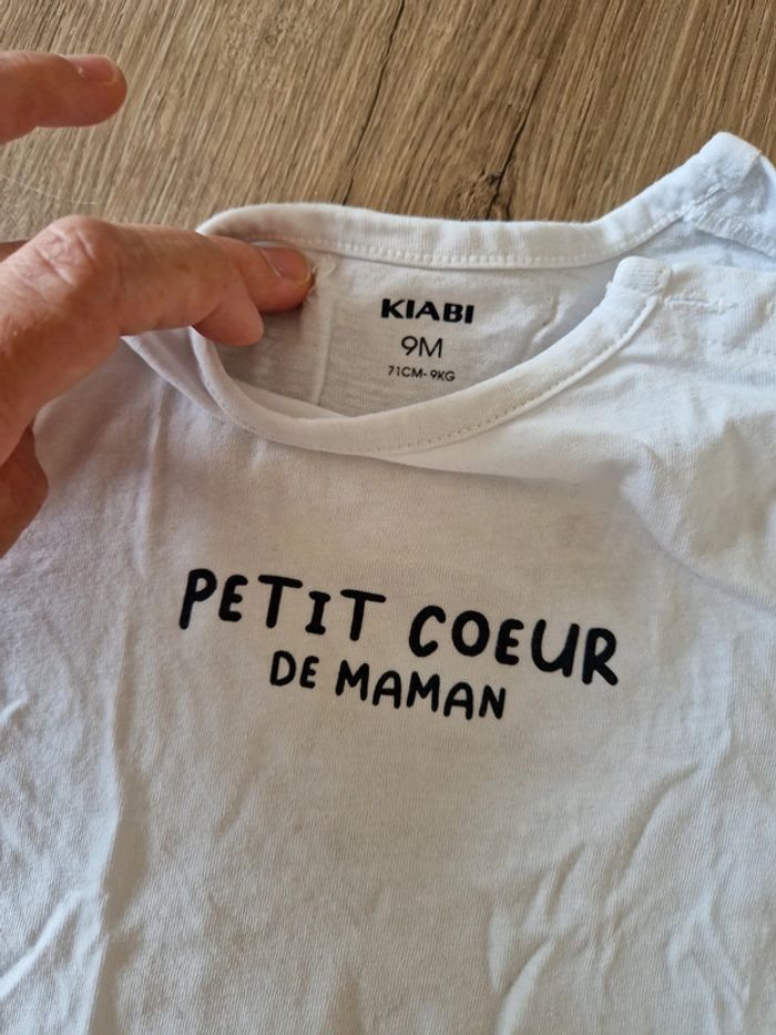 Lot de 4 tee shirts 9 mois - photo numéro 5