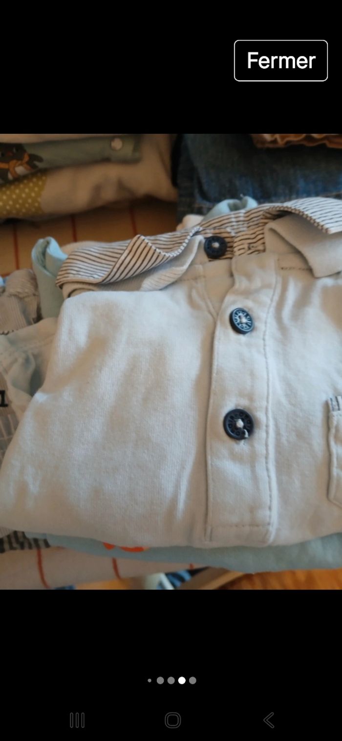 Lot 62 vêtements 6 mois garçon - photo numéro 8