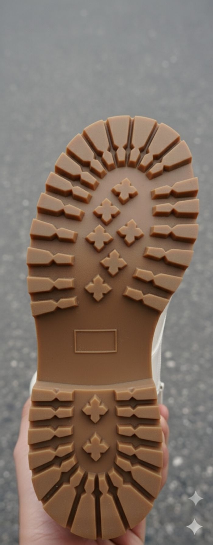 🌹👟stock limité - bottines chunky beige et camel - pointure 40 - photo numéro 9