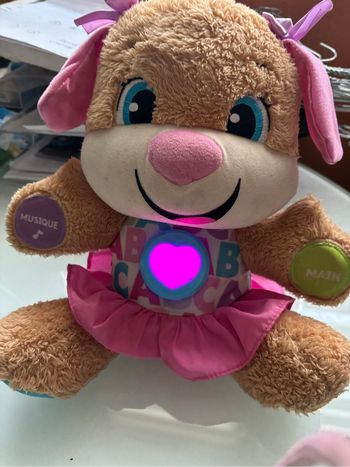 Peluche puppy interactif
