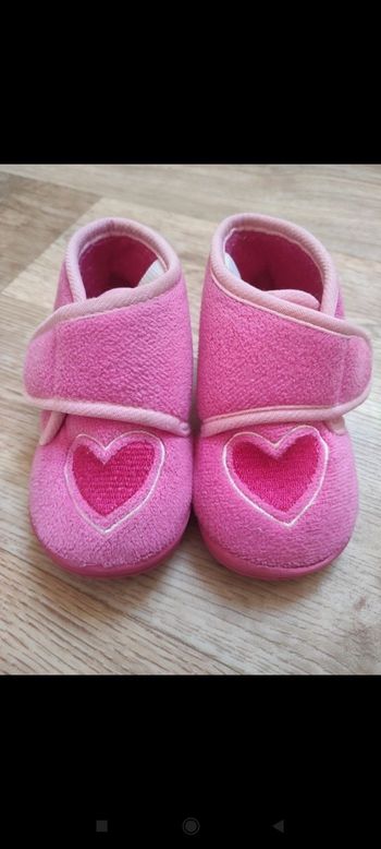 Chausson fille rose