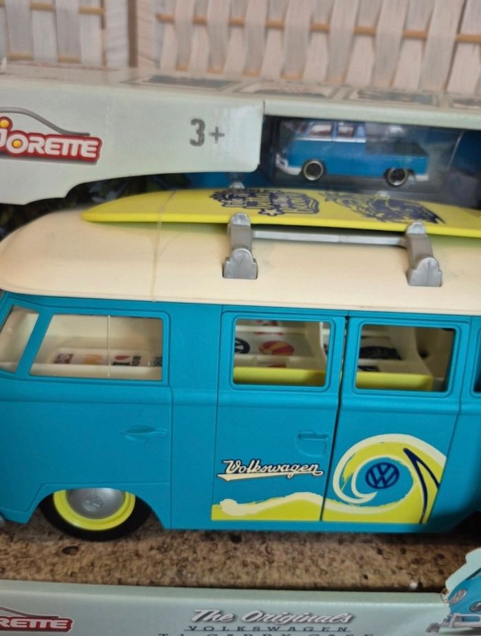 💕Jolie bus Volkswagen VW the originals T1 Carry Case Majorette💕 - photo numéro 8