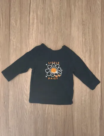 T-shirt bleu marine en coton