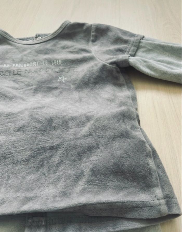 Pyjama 2 pièces velours - photo numéro 4