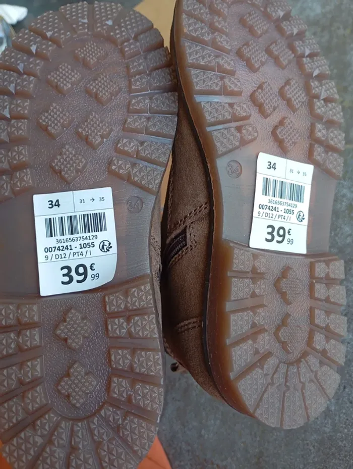 Bottines garçon neuves p.34 - photo numéro 4