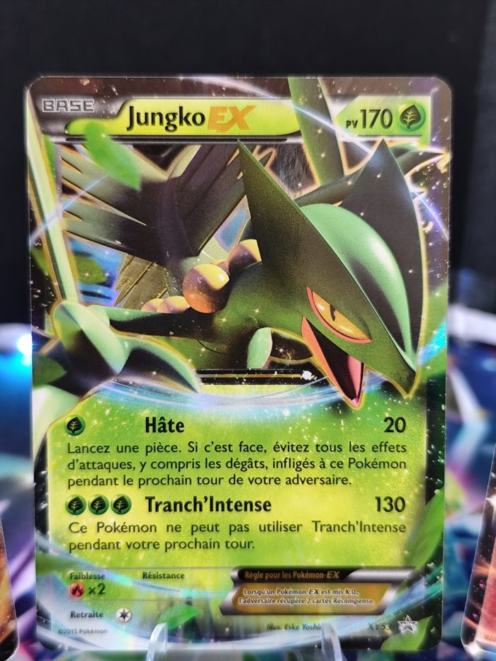 Lot de 4 cartes Pokemon Ex série XY tortank, Brasegali, togekiss, Jungko - photo numéro 3