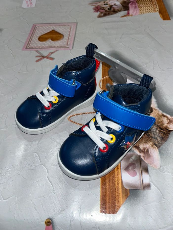 Basket montante bleu marine - photo numéro 3