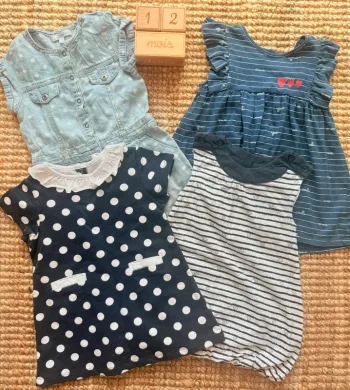 Lot robes 12mois / 74cm