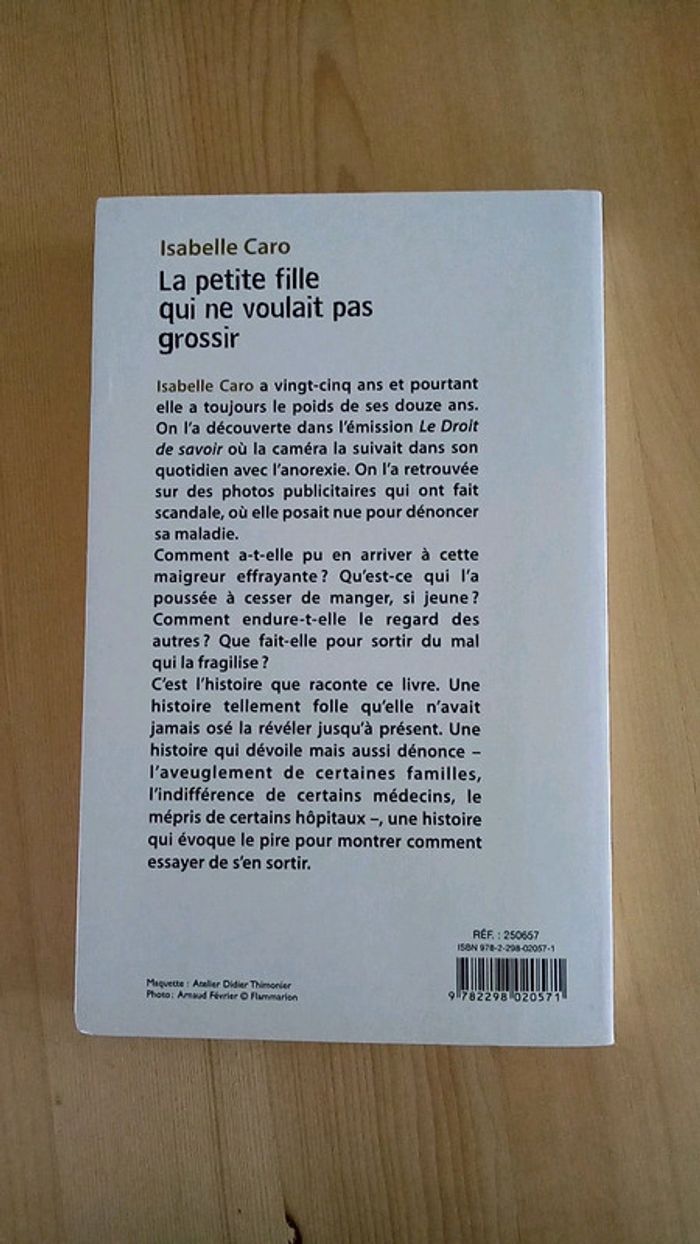 La petite fille qui ne voulait pas grossir - photo numéro 3