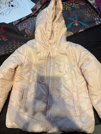 Doudoune rose fille