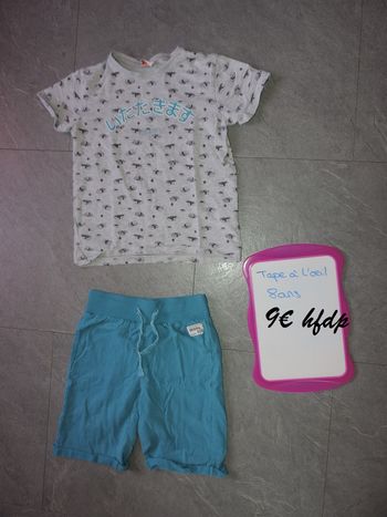 pyjama tape à l'oeil taille 8 ans