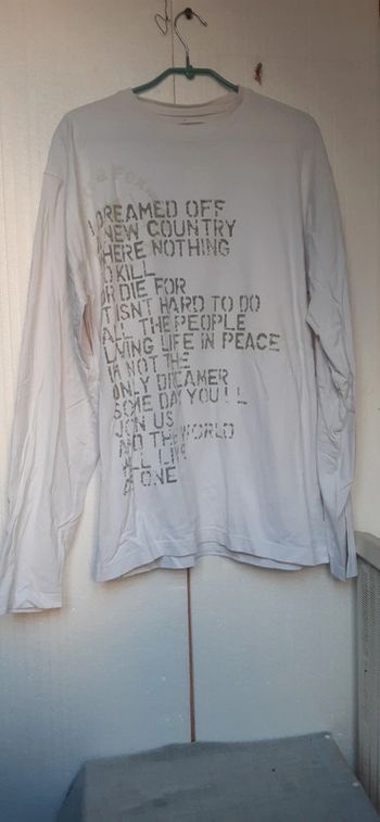 Tee-shirt manches longues XXL homme