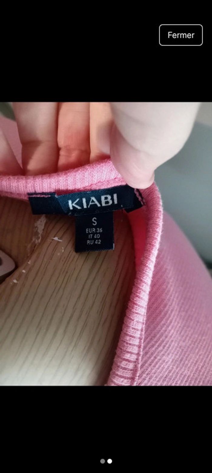 Tee shirt kiabi taille S - photo numéro 2