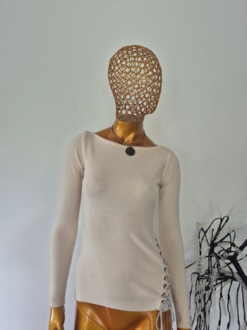 Pull Femme Crème Taille Unique