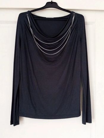 Blouse tunique t-shirt gris collier 3 suisses taille 36