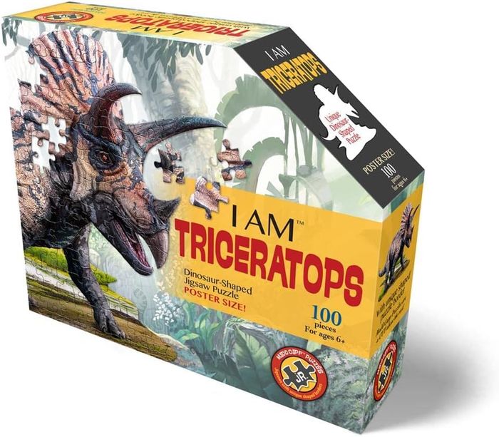 puzzle tricératops 84 cm marron  Madd Capp 100 pièces 5124015