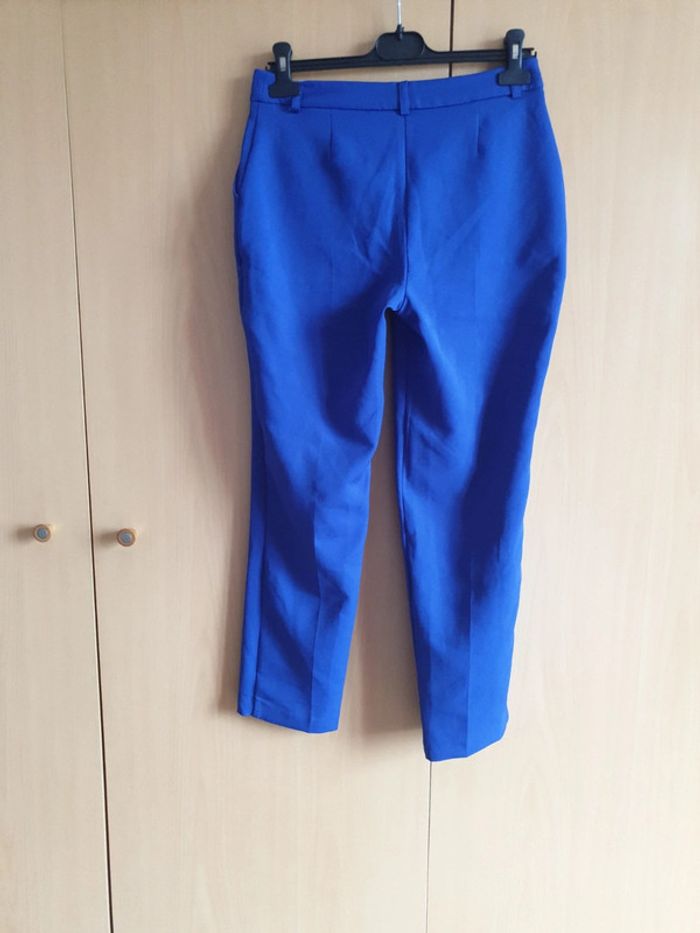 pantalon kiabi bleu 36 - photo numéro 3