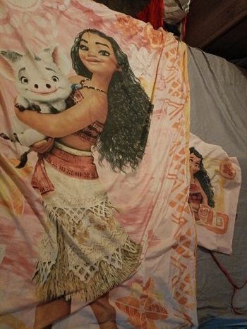 Housse de couette vaiana et taie disney