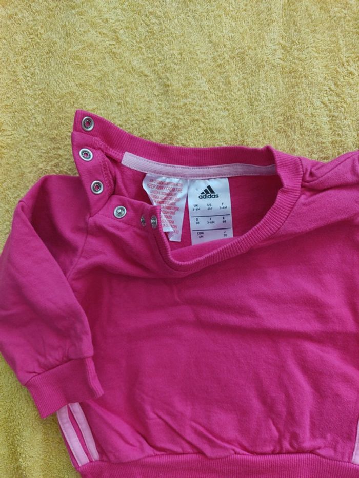 Pull rose adidas 6 mois - photo numéro 2