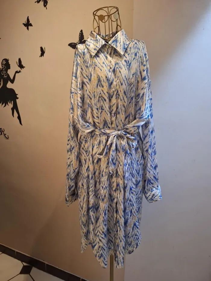 Robe chemise imprimée