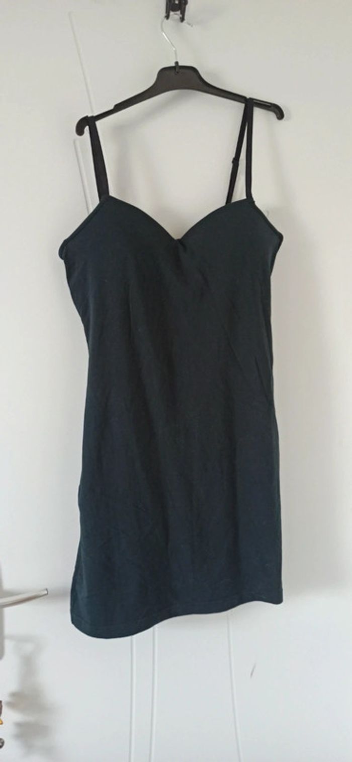 Robe coton noire taille 40