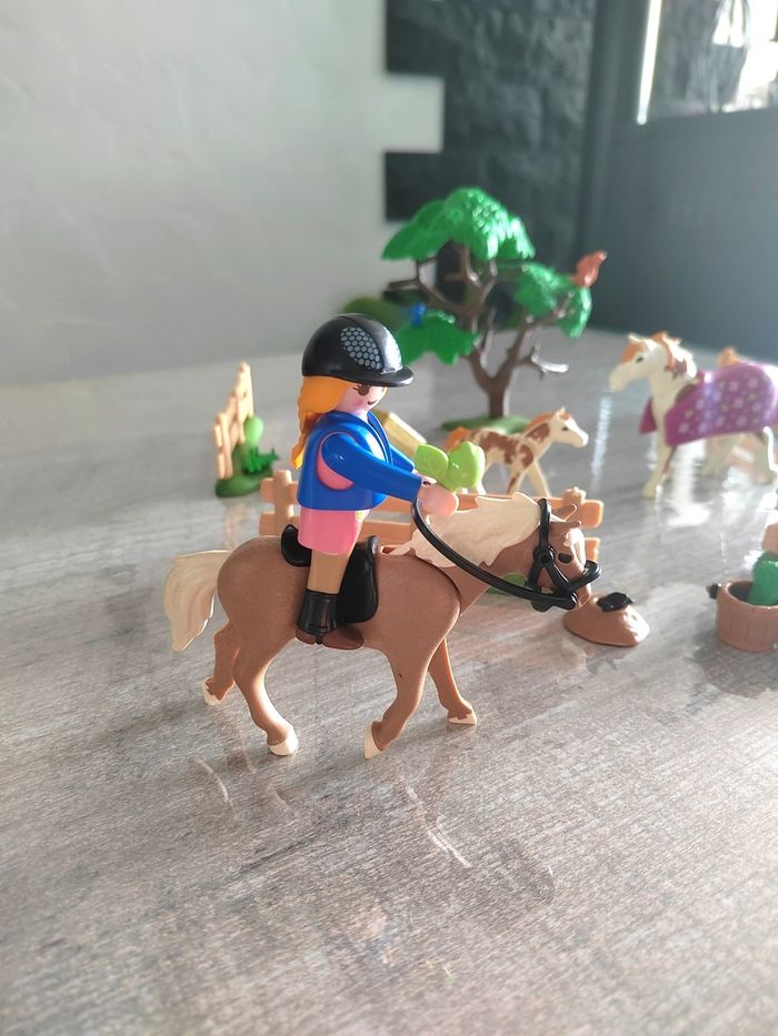Balade en famille chevaux playmobil - photo numéro 2