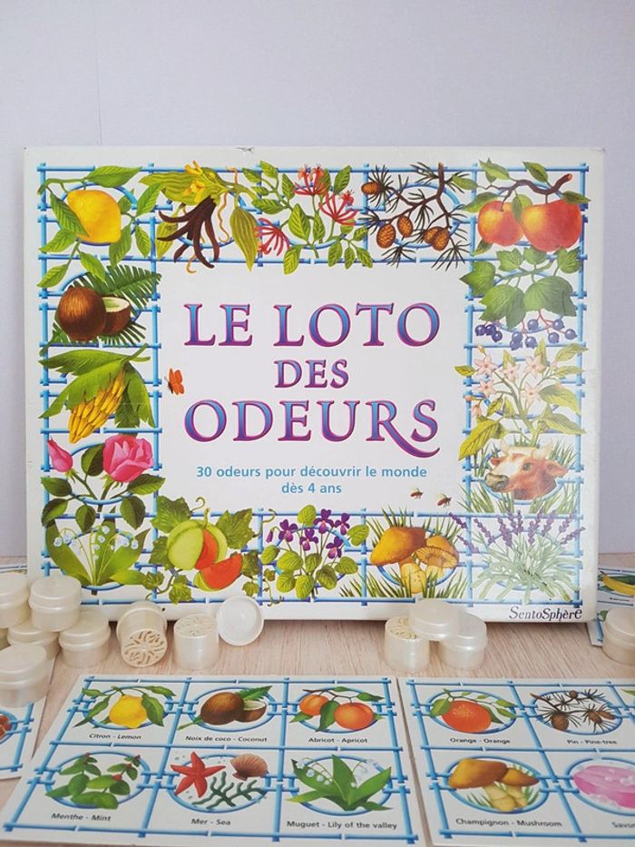Bingo loto des odeurs, jeu des sens de Sentosphère