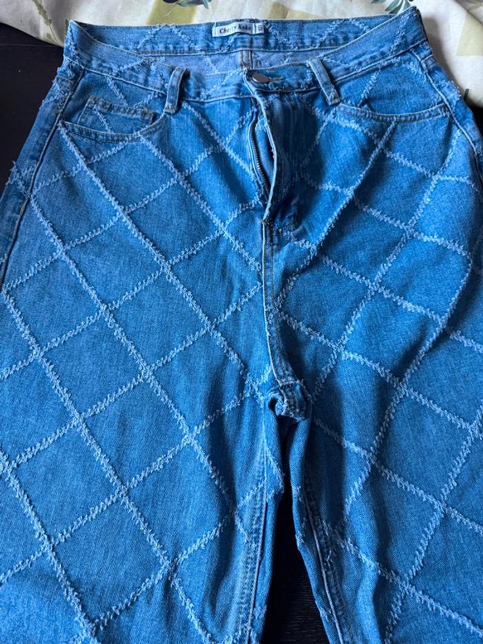 Jean large avec motifs de partout - photo numéro 5