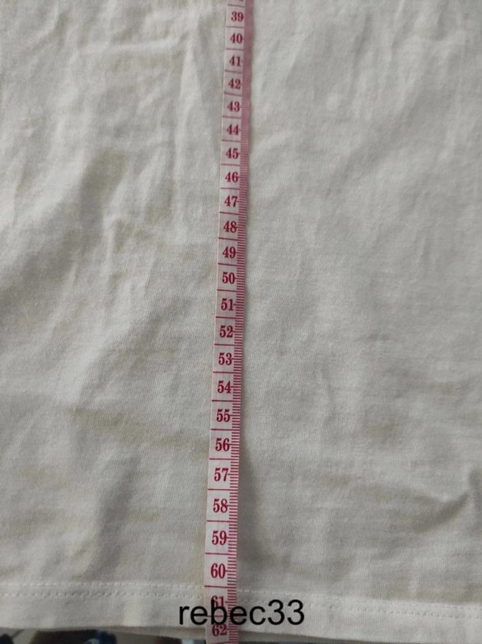 T-shirt crème imprimé we are all unique - photo numéro 5