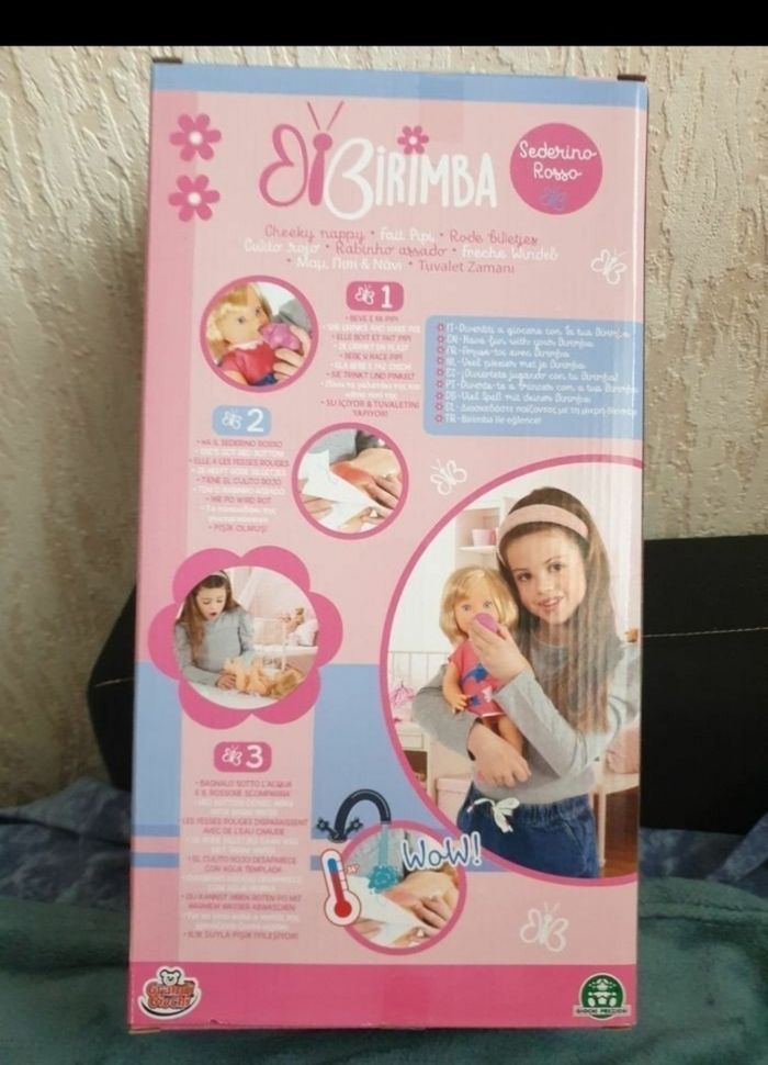 Poupée Birimba boit fait pipi a les fesses rouges - photo numéro 2