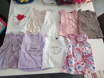 Lot 9 t-shirt manches longues