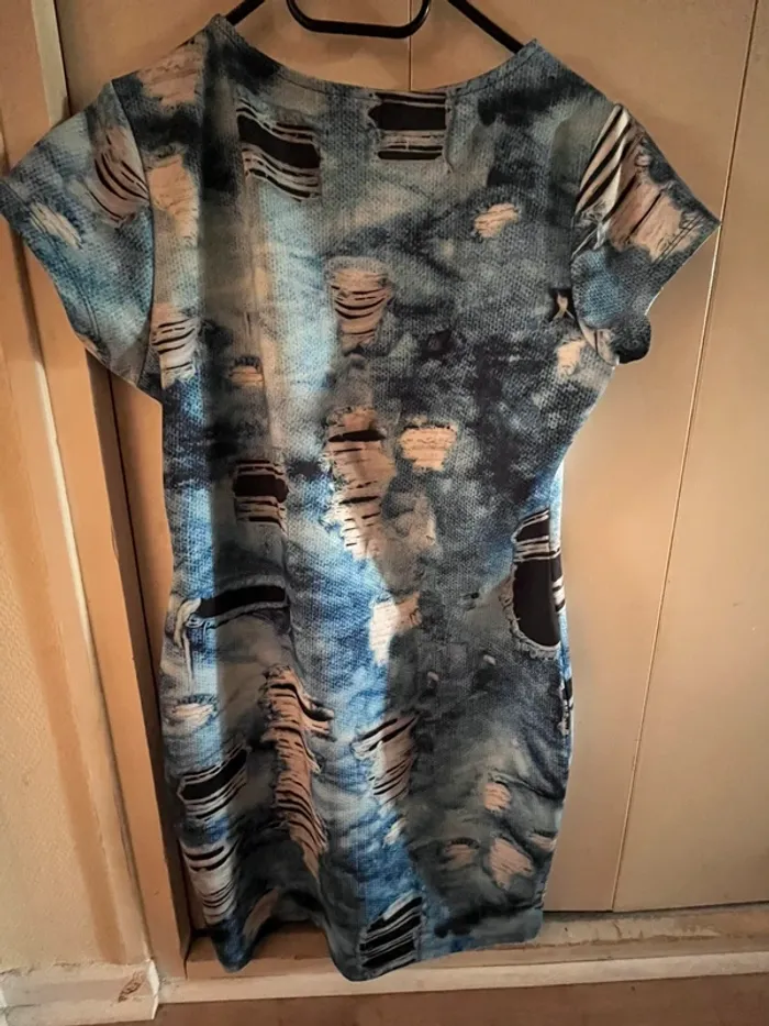 Robe effet jean Rainbow taille 42/44 - photo numéro 2