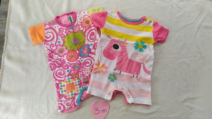 lot de 2 barboteuses 3 mois