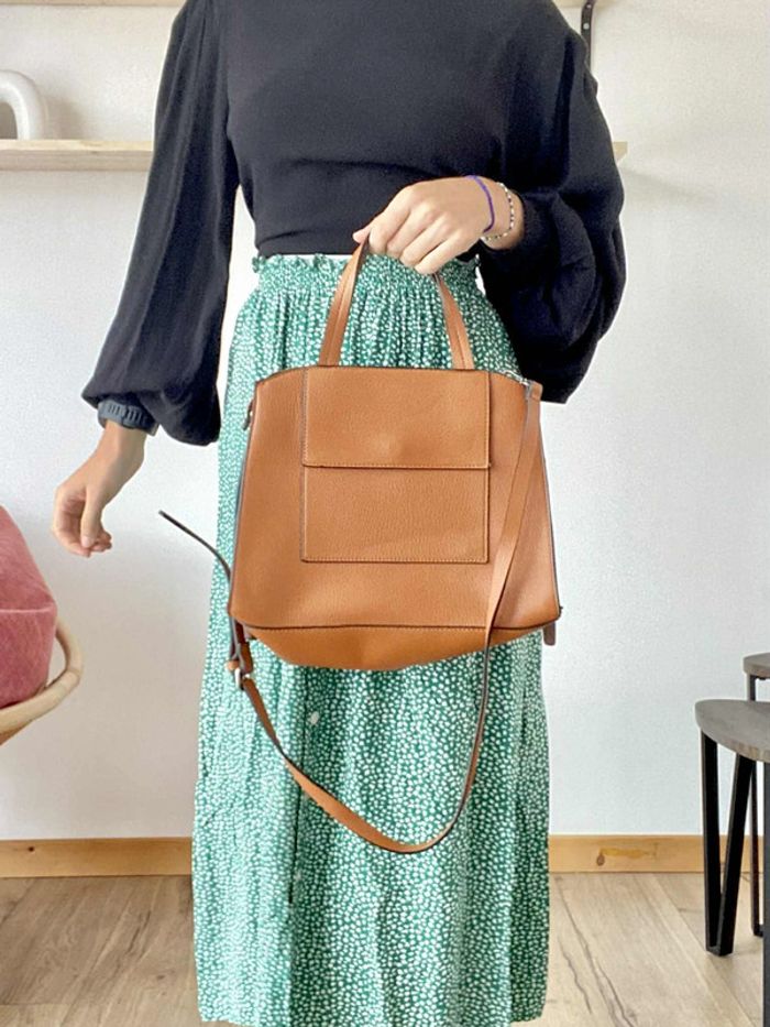 Sac à main marron - photo numéro 4