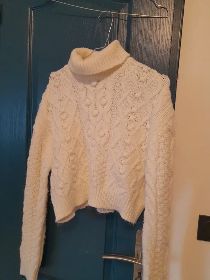 Pull col roulé taille M - photo numéro 2