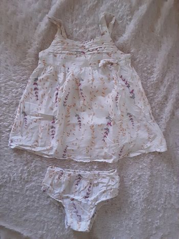 Ensemble Robe + bloomer