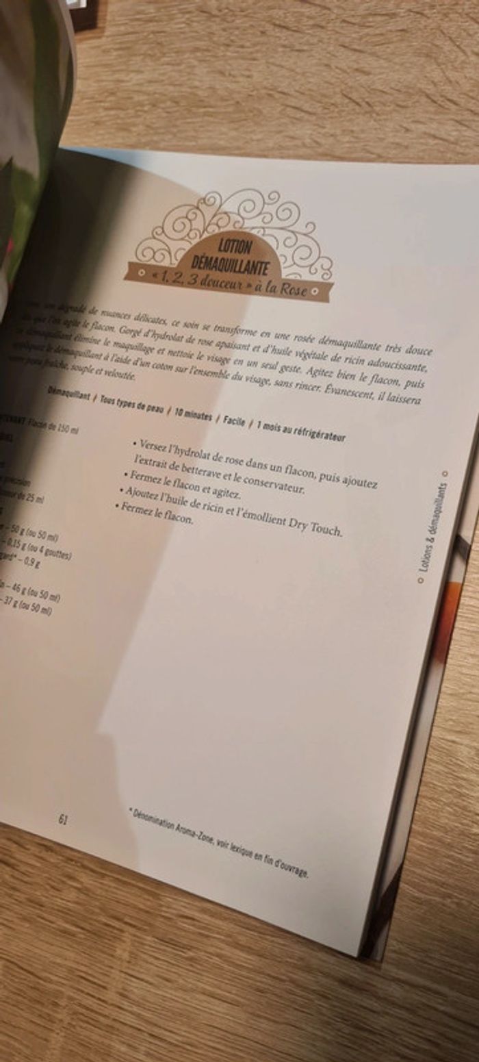 Livre NEUF cosmétiques Aroma Zone - photo numéro 4