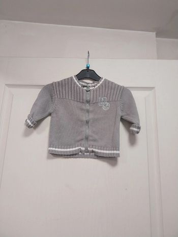 Gilet zippé bébé garçon 6 mois toutcomptefait