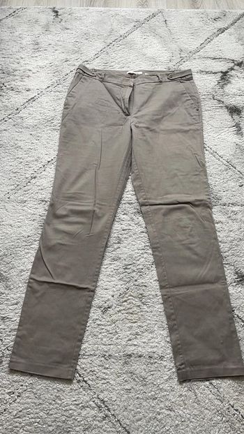 Pantalon beige Camaïeu