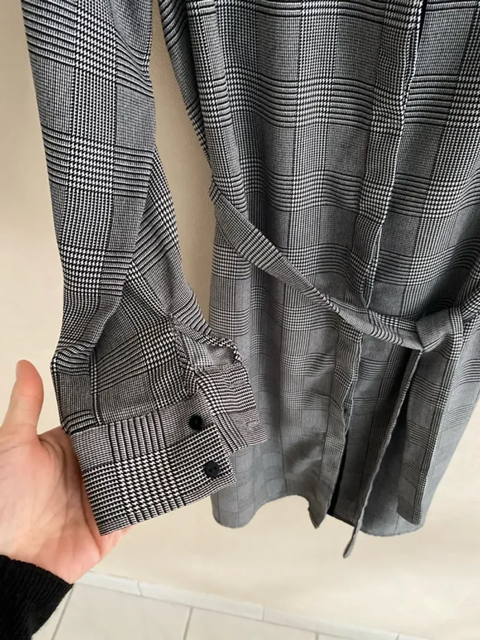 Magnifique robe légère mango casual taille M/38 motif pied de poule en parfait état - photo numéro 3