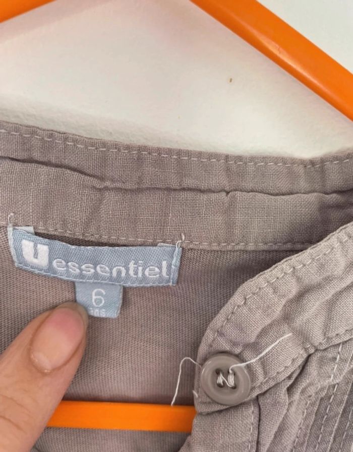 Tee shirts manches longues u essentiel 6 ans fille - photo numéro 4