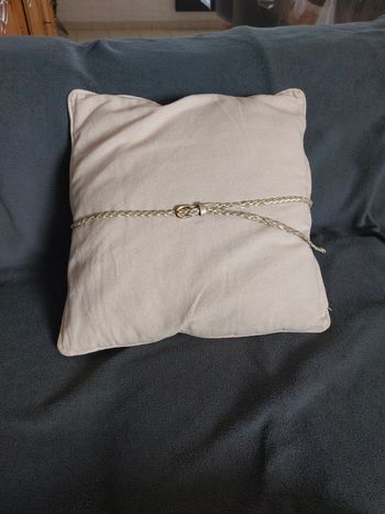 Ceinture tressé beige