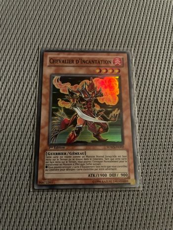Carte Yu-Gi-Oh! Chevalier d'Incantation SDWS-FR002 Super rare 1ère édition
