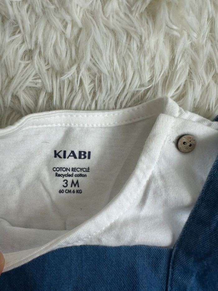 Ensemble salopette et body Kiabi taille 3 mois - photo numéro 3