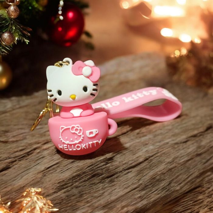 Porte clé rose Hello Kitty
