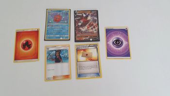 6 cartes Pokémon