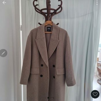 Manteau oversize camel. Neuf – Zara –