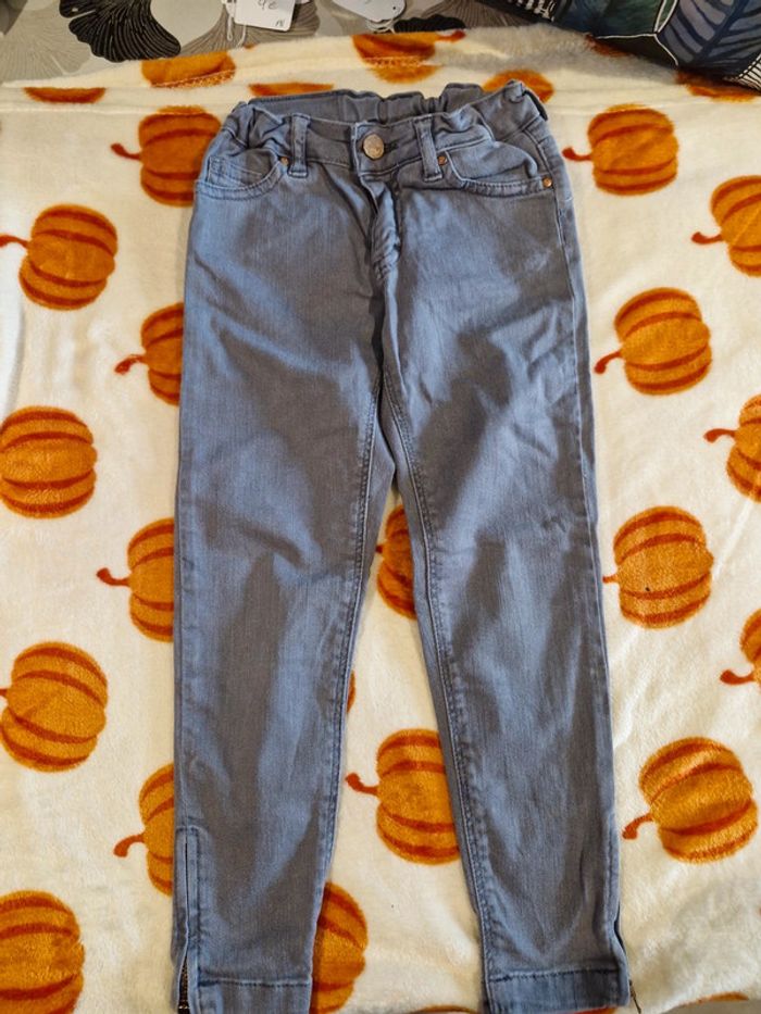 Pantalon fille zara girl 4/5 ans gris