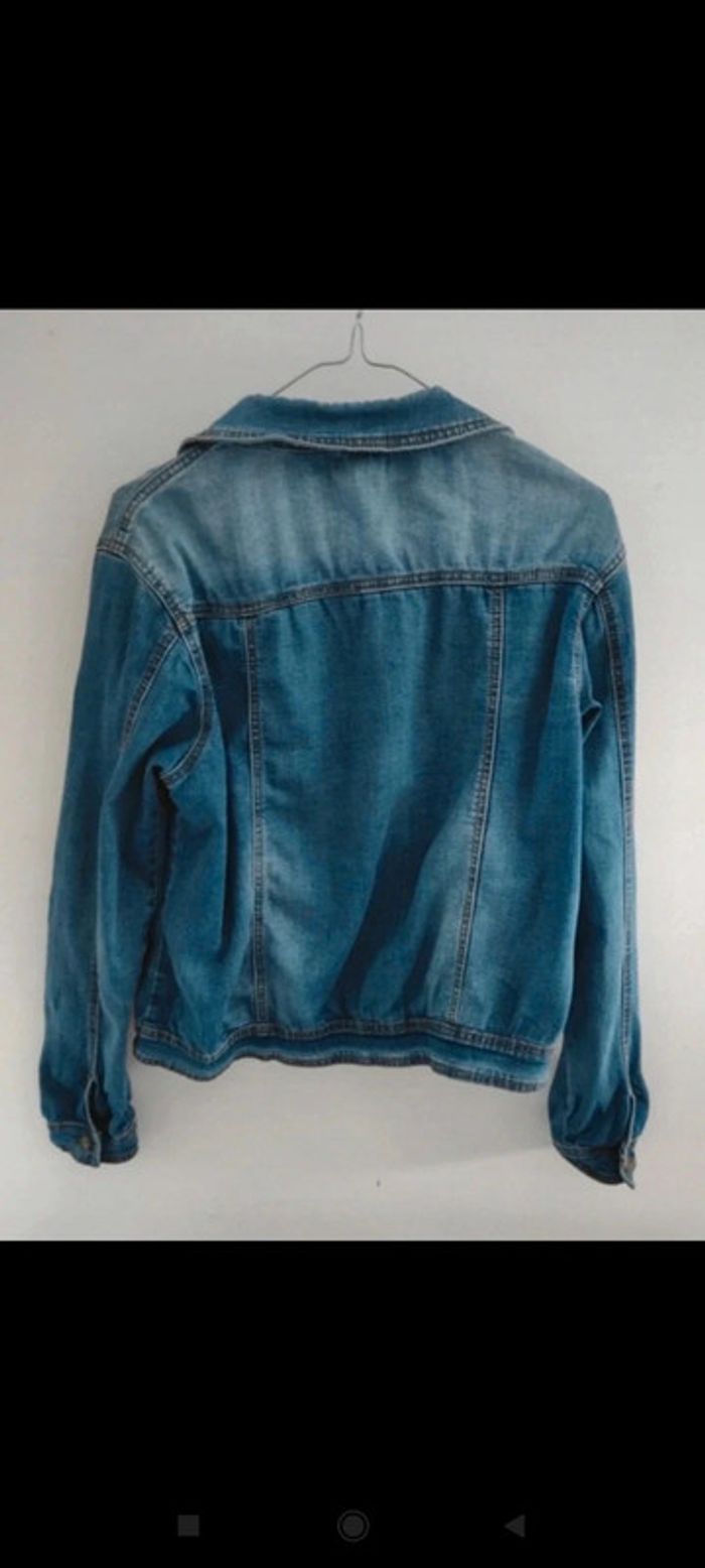 Simply chic veste en jeans taille S très bon état - photo numéro 2