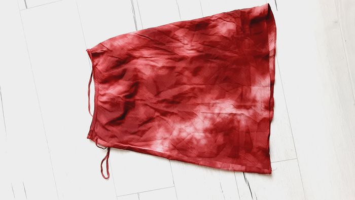 Vêtement femme jupe genoux rouge bordeaux taille 36 - photo numéro 3